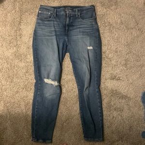 Lucky Brand High Rise Skinny Jeans Bridgette